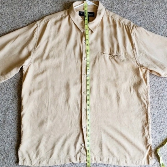 VINTAGE Tori Richard Silk Bowling Shirt XL - Picture 5 of 5